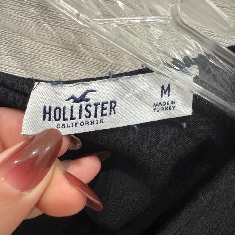 Hollister cropped drawstring long sleeve bubble top ❤️ - Picture 5 of 5